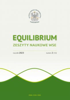 Zeszyty Naukowe. EQUILIBRIUM 2023, numer 2 (13). ISSN: 2545-1995