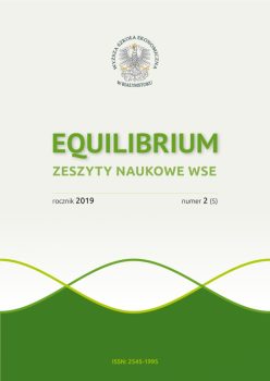 Zeszyty Naukowe. EQUILIBRIUM 2019, numer 2 (5). ISSN: 2545-1995